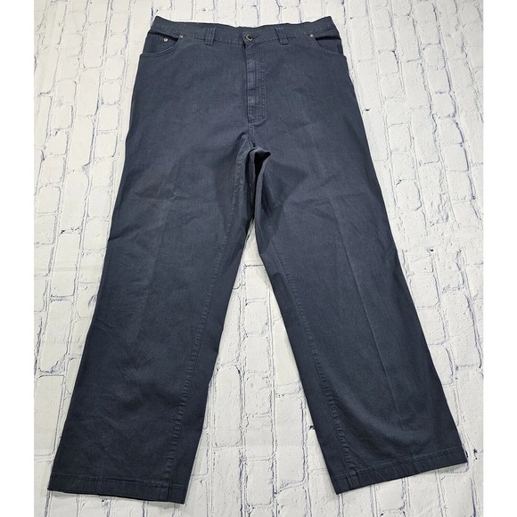 Vintage Versace Classic Blue Wide Crop Leg Chino Pants MENS SIZE 48 (34X27)